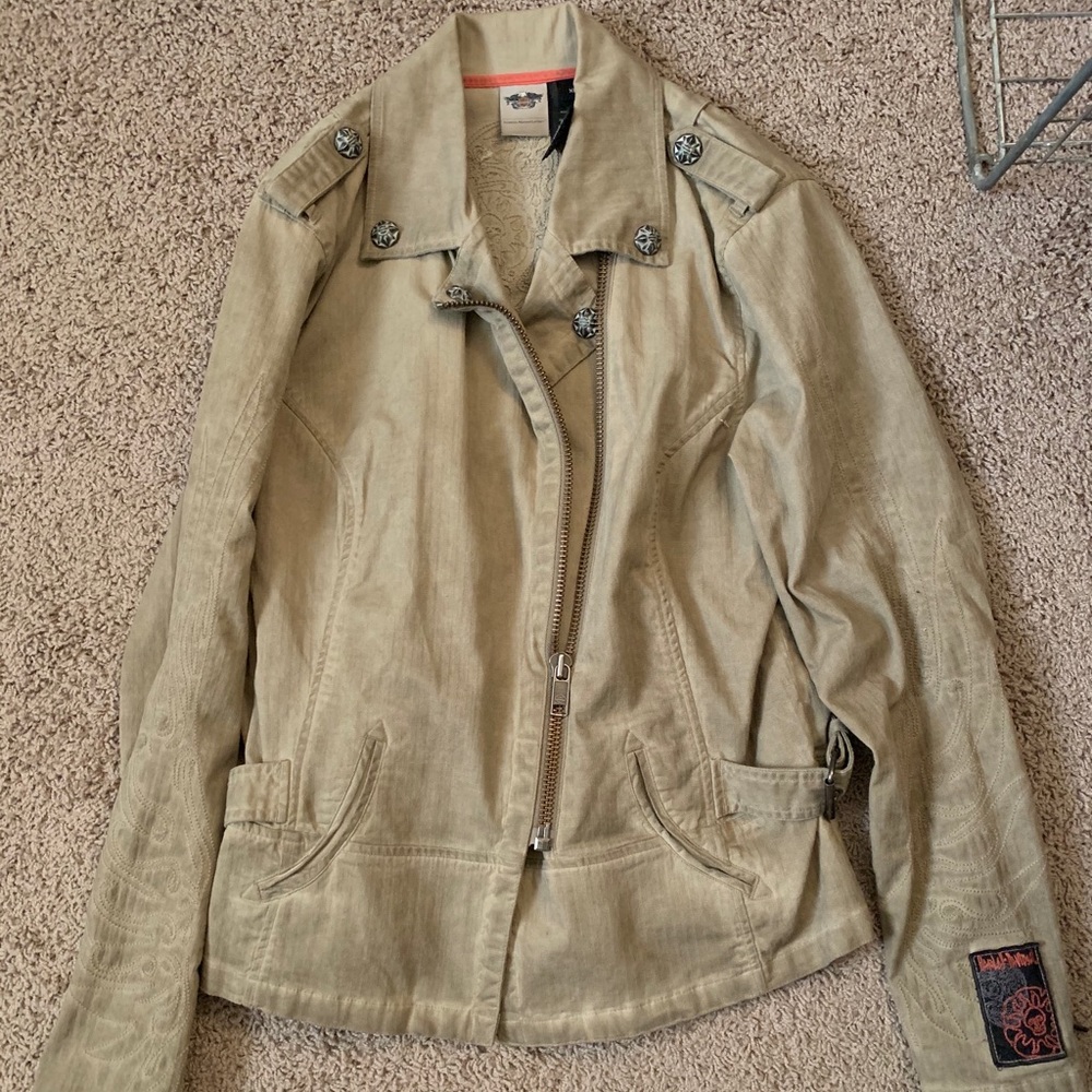 Harley Davidson zip up coat